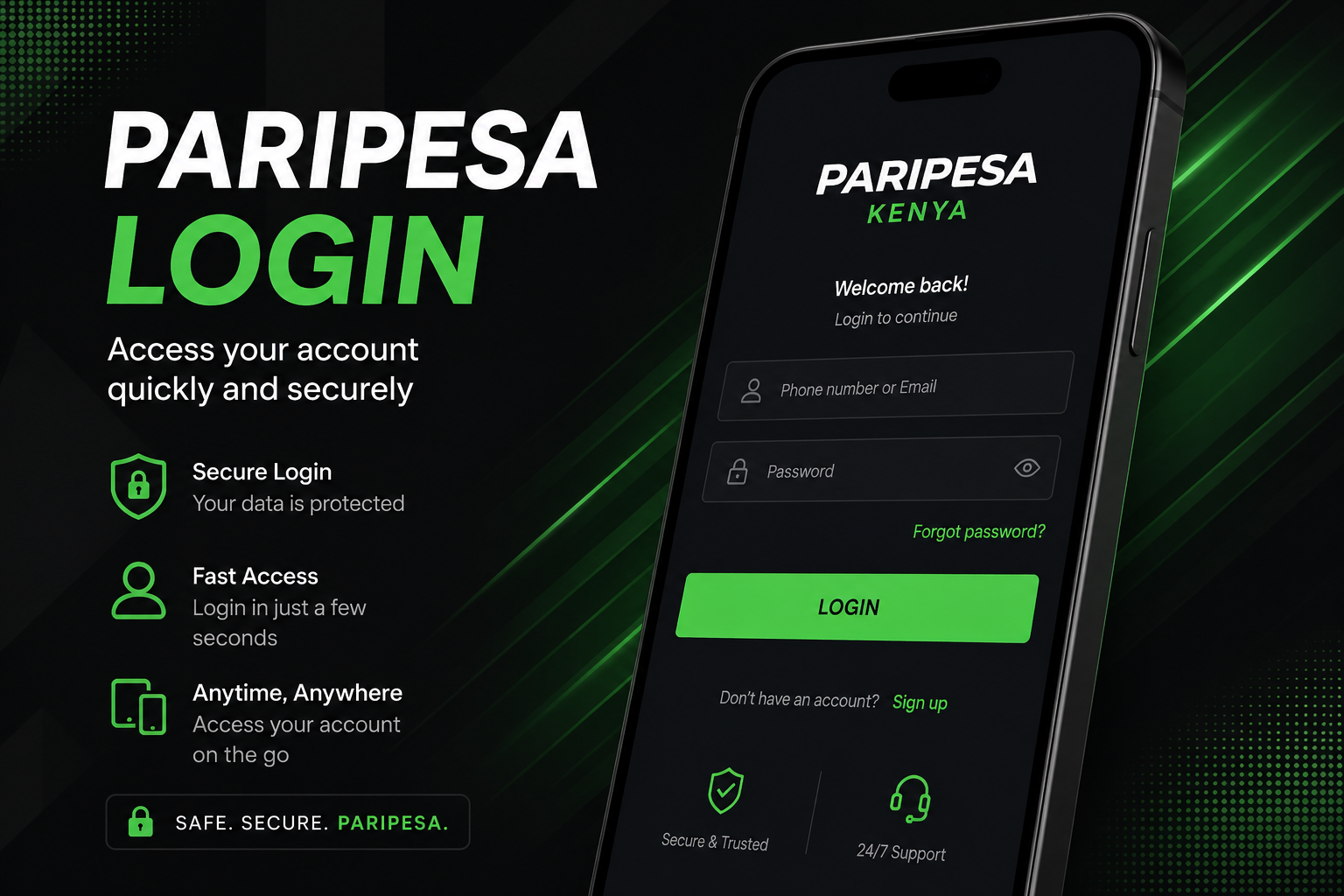 paripesa login kenya